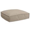 vidaXL Pallkuddset 2 pcs Taupe Oxford Tyg