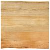 vidaXL Bordsskiva 40x40x3,8 cm levande kant massivt mangotr&auml;