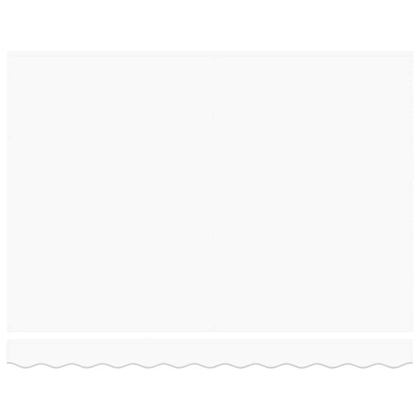 vidaXL Markis Vit 300 x 250 x 165 cm Polyester