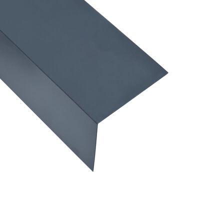 vidaXL Vinkelstång 90° L-profil 5 st aluminium antracit 170cm 100x100 mm