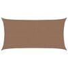 vidaXL Sols&auml;tt segel Rektangul&auml;r 2,5 x 6 m HDPE Taupe