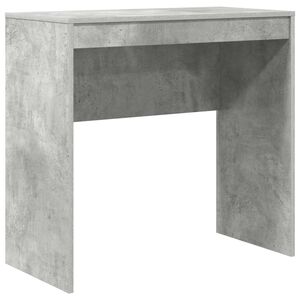 vidaXL Skrivbord Betonggr&aring; 80 x 40 x 76 cm