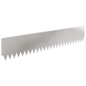 vidaXL Kant f&ouml;r gr&auml;smatta 30 st 103 x 20 cm St&aring;l Silver