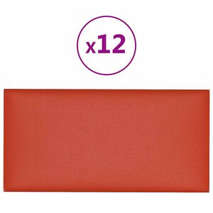 vidaXL V&auml;ggs&auml;nggavel 12 st 30 x 15 cm Cappuccino tyg