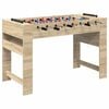 vidaXL Foosballbord Sonoma-ek 125 x 60,5 x 80 cm Konstruerat tr&auml;
