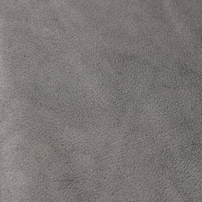 vidaXL Tyngdtäcke med påslakan grå 120x180 cm 5 kg tyg