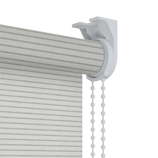 Decosol Rullgardin translucent vit med mönster 60x190 cm