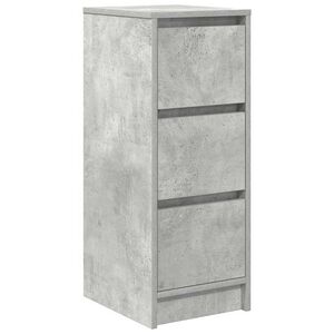 vidaXL Sk&auml;nk betong gr&aring; 29,5x34x76 cm konstruerat tr&auml;