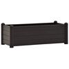 vidaXL Upph&ouml;jd odlingsl&aring;da PP antracit 100x43x35 cm