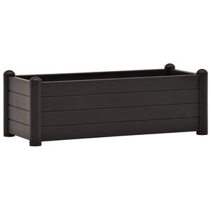 vidaXL Upph&ouml;jd odlingsl&aring;da PP antracit 100x43x35 cm