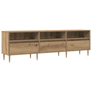 vidaXL Tv-b&auml;nk artisan ek 150x30x44,5 cm konstruerat tr&auml;