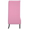 vidaXL H&ouml;g Ryggsoffa 101cm Rosa tyg
