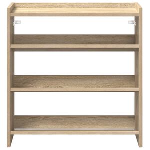 vidaXL Skohylla sonoma-ek 60x25x62 cm konstruerat tr&auml;