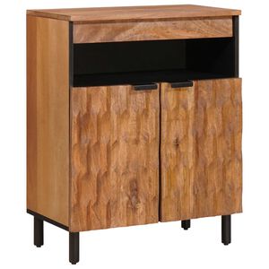 vidaXL Sideboard Acacia Brun Finish 60 x 33 x 75 cm Massivt mangotr&auml;