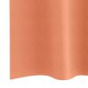 vidaXL M&ouml;rkl&auml;ggningsgardiner med Ringar 2 pcs Terracotta 260 x 140 cm