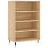 vidaXL H&ouml;gsk&aring;p sonoma-ek 57x35x90 cm konstruerat tr&auml;