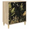 vidaXL Kommode RHENEN Tropisk djungelm&ouml;nster 66 x 36,5 x 75 cm