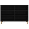 vidaXL Sideboard Svart Ek 103,5 x 35 x 70 cm Konstruerat tr&auml;