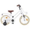 vidaXL Barncykel 12 Tum f&ouml;r 2-4 &aring;ringar Vit