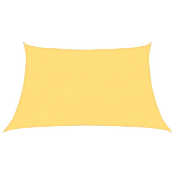 vidaXL Solsegel 160 g/m² beige 3/4x2 m HDPE