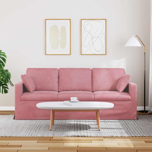 vidaXL Soffa Rosa