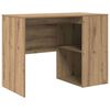 vidaXL Skrivbord Artisan Ek Konstruerat tr&auml; 102 x 50 x 75 cm