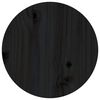 vidaXL Soffbord svart Ø 35x35 cm massiv furu