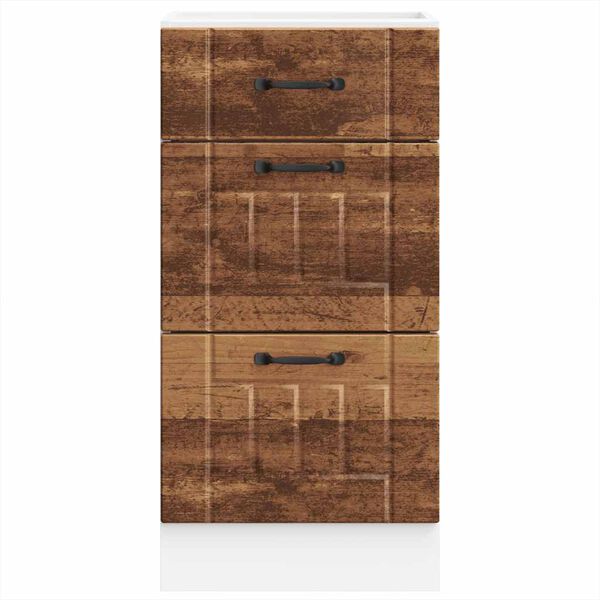 vidaXL Bassk&aring;p f&ouml;r k&ouml;k Lucca &aring;ldrat tr&auml; konstruerat tr&auml;