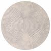 vidaXL Inomhusmatta GALATI Beige &Oslash; 120 CM Polyester