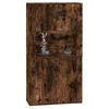 vidaXL Högskåp rökfärgad ek konstruerat trä