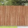 vidaXL Barkstaket Brun 600 x 150 cm Bark