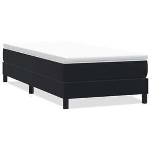 vidaXL Res&aring;rs&auml;ng utan madrass svart 100x210 cm sammet