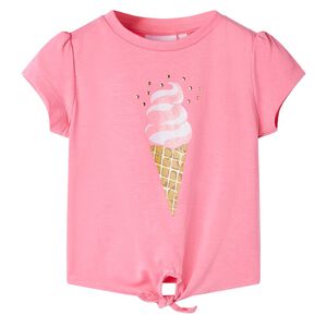 vidaXL T-shirt f&ouml;r barn klar puderrosa 92