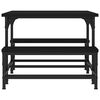 vidaXL Soffbord svart 100x50,5x40 cm konstruerat tr&auml;