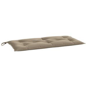 vidaXL B&auml;nkdyna f&ouml;r tr&auml;dg&aring;rden taupe 110x50x7 cm oxfordtyg