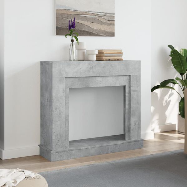 vidaXL Spiselkrans betonggrå 100x30x87,5 cm konstruerat trä