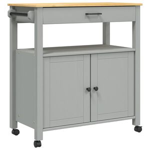 vidaXL K&ouml;ksvagn MONZA 84x40x88,5 cm massivt furu