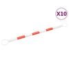 vidaXL Utdragbar bom f&ouml;r trafikkoner ABS 116-197 cm 10-pack