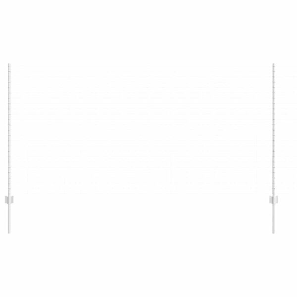 vidaXL St&auml;ngselstolpe 11 pcs Silver 140 cm St&aring;l