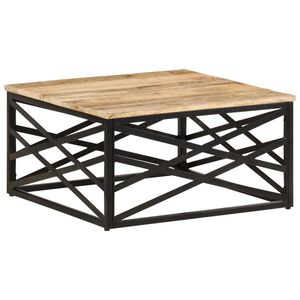 vidaXL Soffbord 68x68x35 cm massivt mangotr&auml;
