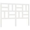 vidaXL S&auml;nggavel vit 166x4x104 cm massiv furu
