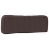 vidaXL Headboard Cushion "Hvar" Dark Brown 160 cm Fabric