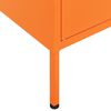 vidaXL Förvaringsskåp orange 80x35x101,5 cm stål