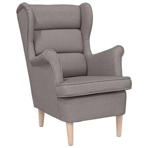 vidaXL F&aring;t&ouml;lj taupe 74x84x100 cm tyg