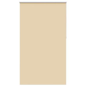 vidaXL Rullgardin m&ouml;rkl&auml;ggningsbeige 130x210 cm tyg bredd 126,6 cm