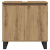 vidaXL Badrumsskåp artisan ek 58x33x60 cm konstruerat trä