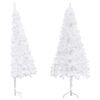 vidaXL Plastgran f&ouml;r h&ouml;rn vit 240 cm PVC