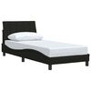 vidaXL Bed Frame without Mattress "Hanko" Black 90x190 cm Fabric