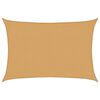 vidaXL Solsegel 160 g/m&sup2; rektangul&auml;r sand 2x3 m HDPE