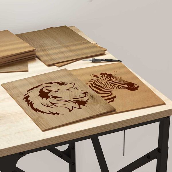 vidaXL Dekorpaneler 150 pcs Artisan Ek 21 x 30 x 0,27 cm